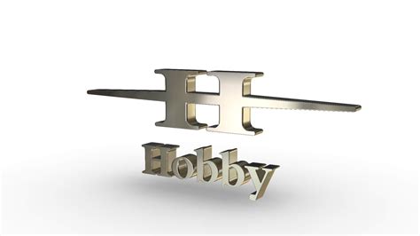 Hobby Logo - 3D Model by 3d_logoman