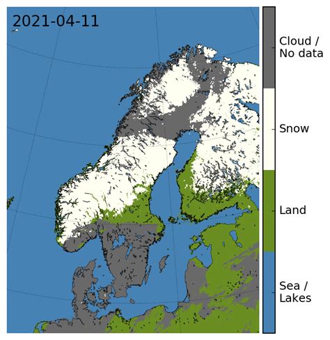 Snow Cover Maps from Satellite | cryo.met.no