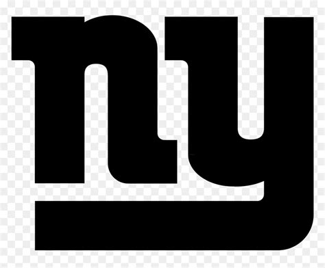 New York Giants Logo Black And Ahite - New York Giants Logo Png, Transparent Png - vhv