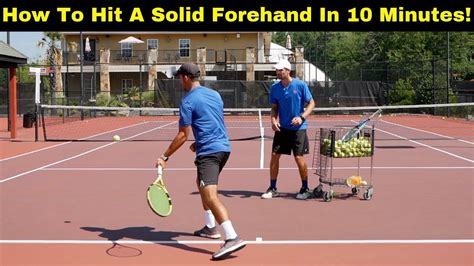 How To Learn A Forehand From Zero! Beginner Tennis Lesson - YouTube