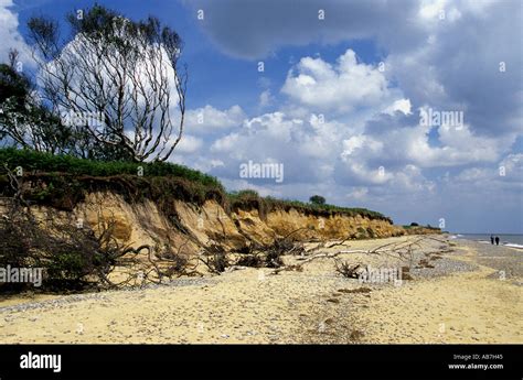 Coastal erosion, UK Stock Photo - Alamy