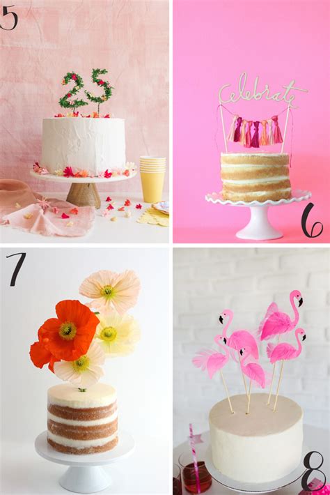 24 DIY Cake Toppers Your Birthday cake Needs | Pretty Colorful Life