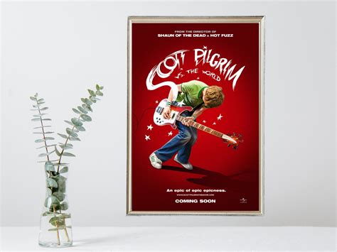 Scott Pilgrim Vs the World Movie Poster Vintage Movie Poster Limited ...