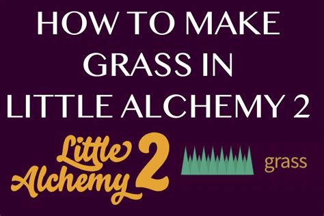 How to make Grass in Little Alchemy 2 - HowRepublic