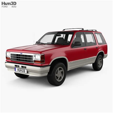 Ford Explorer 1990 3D model - Vehicles on Hum3D