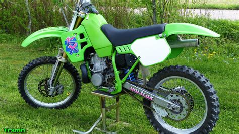 Kawasaki KX500 Two Stroke First Test Ride - YouTube