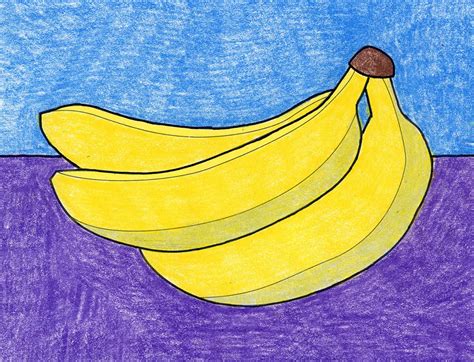 Banana Drawing Step By Step