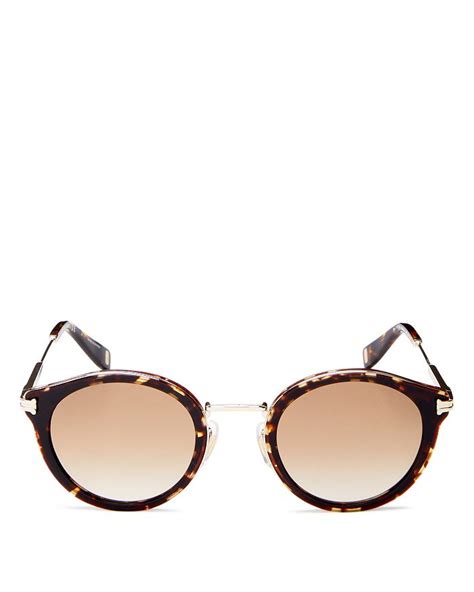 MARC JACOBS Round Sunglasses, 48mm | Bloomingdale's