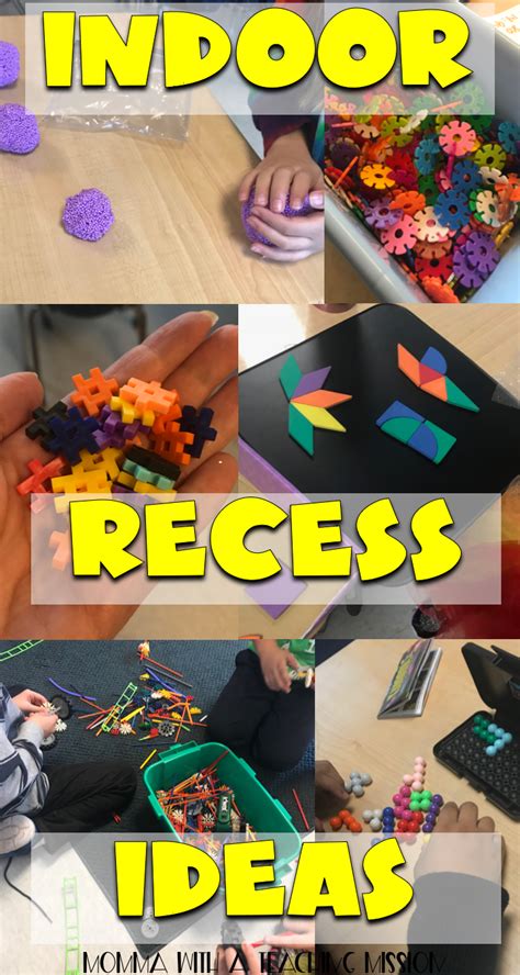 Indoor recess can be a headache for a lot of classroom teachers, but doesn't have to be! Check ...