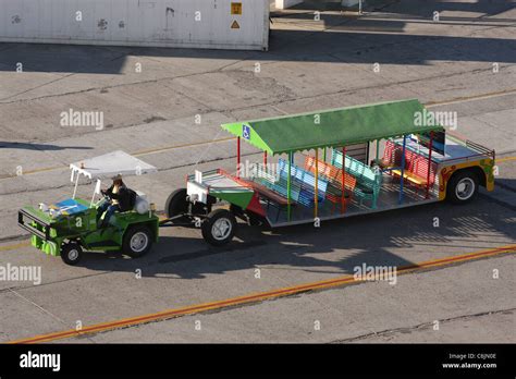 Passenger Shuttle used at Mazatlan, Mexico Stock Photo - Alamy