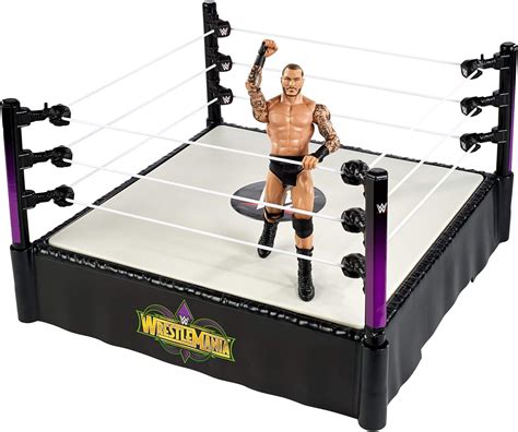 Amazon.com: WWE FMH82 Wrestle Mania 14 Inch Ring with Randy Orton ...