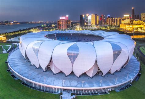 Palram's SUNPAL Polycarbonate Panel System Covers Hanzhou Stadium