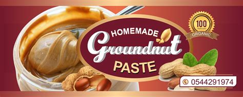 Giwiths - Groundnut paste label design