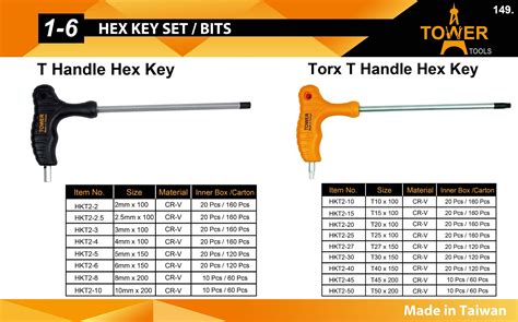 Torx T & T Handle Hex Key (T-Torx) – Alnojoud Tools