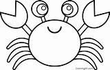 Crab Coloring Pages 70 Free Printables  ColoringAll sketch template