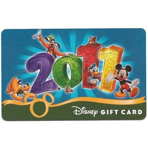 Disney Collectible Gift Card - 2011 Logo