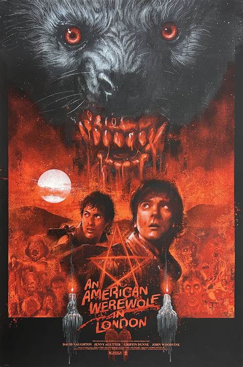 An American Werewolf in London Movie Poster - John Landis - Vance Kelly