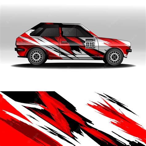 Premium Vector | Automotive car wrap designs template vector editable