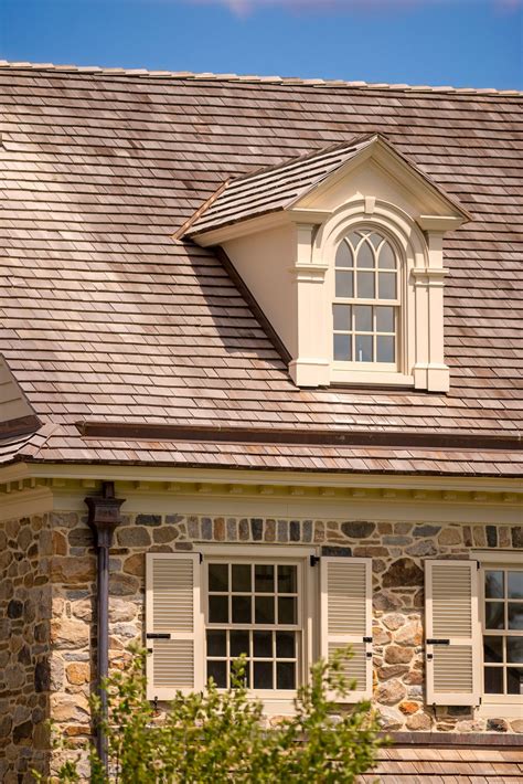 Traditional exterior dormer with arch window and Georgian details | Ranch house exterior ...