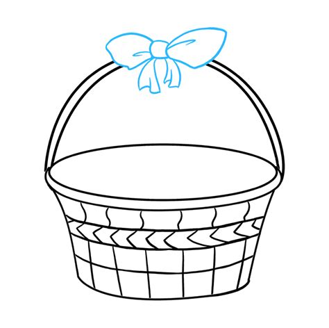 How to Draw an Easter Basket - Really Easy Drawing Tutorial