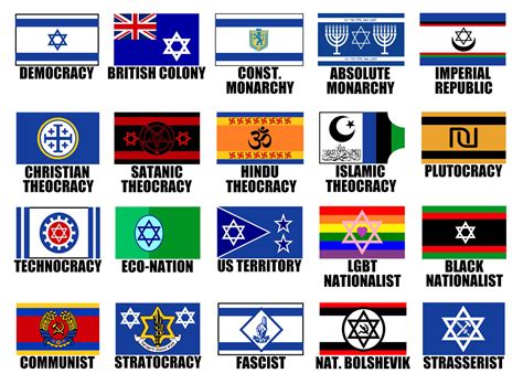 *SUPER-DELUXE* Alternate Flags of Israel by WolfMoon25 on DeviantArt