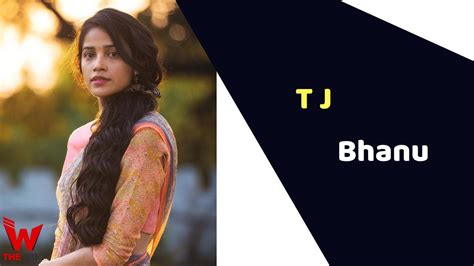 TJ Bhanu (Actress) Height, Weight, Age, Affairs, Biography & More - Vo ...