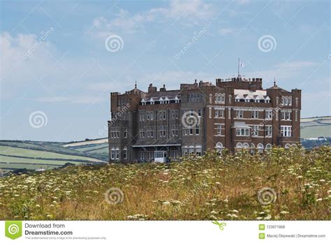 Camelot Castle, Glebe Cliff, Tintagel, Cornwall, England Editorial Stock Photo - Image of cave ...