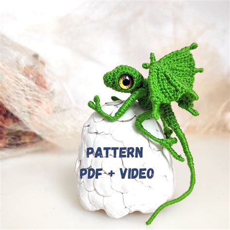 Pattern Dragon Amigurumi Crochet DIY Tutorial in English - Etsy