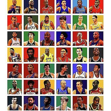 "The Basketball Legends" Poster for Sale by Caroline229 | Redbubble