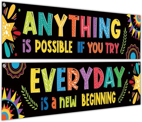 Motivational Classroom Banner Set - Back to School Philippines | Ubuy