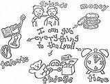 Coloring Lds Tithing Pages Primary Activity Lessons Sheets Fhe Church  sketch template