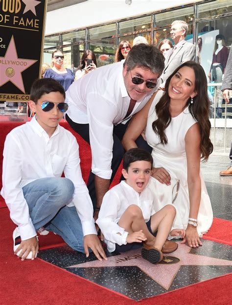 Simon Cowell and His Family | Simon Cowell's Hollywood Star Ceremony ...