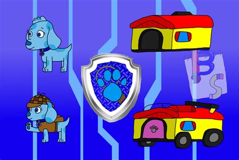 Paw Patrol/Blue's Clues Crossover: Blue by BigMarioFan99 on DeviantArt