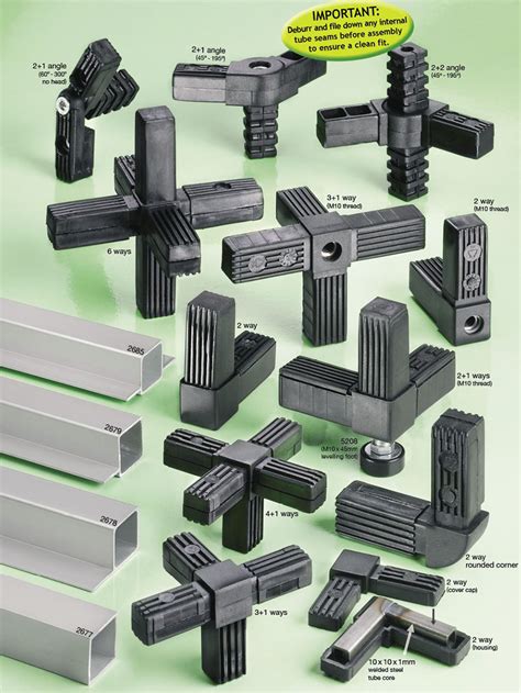 Square tube plug-in connectors | Flexliner | Tube Connectors