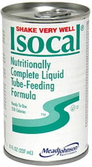 Isocal Nutritionally Complete Liquid Tube-Feeding Formula - 8 oz ...