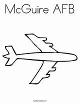 McGuire AFB Coloring Page  Twisty Noodle sketch template