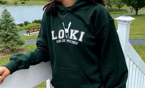 Loki Hoodie Avengers Sweatshirt Marvel Loki God of | Etsy