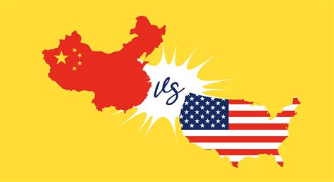 United states map and China map vector 647485 Vector Art at Vecteezy