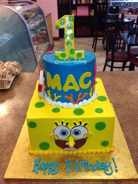 Pin by Kristi Riley on Kids | Spongebob cake, Spongebob birthday, Childrens birthday cakes