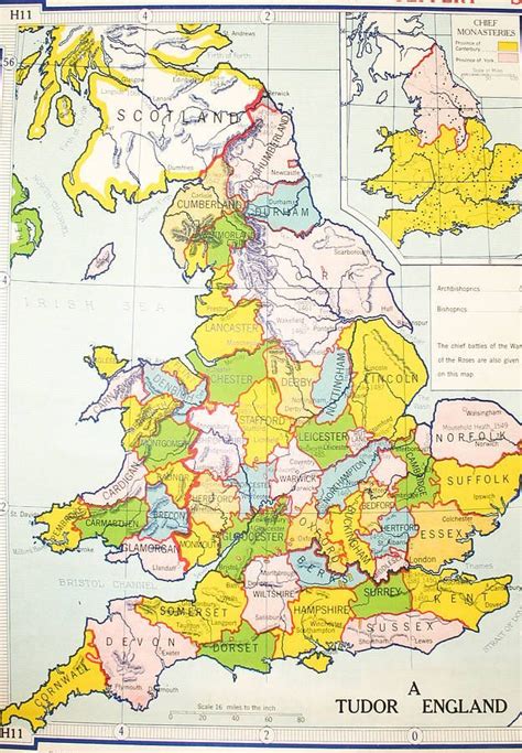 Tudor England | Mapa, Educação