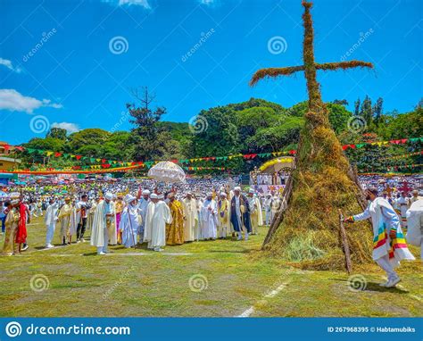 Meskel Celebration in Meskel Square Gondar City Editorial Image - Image ...