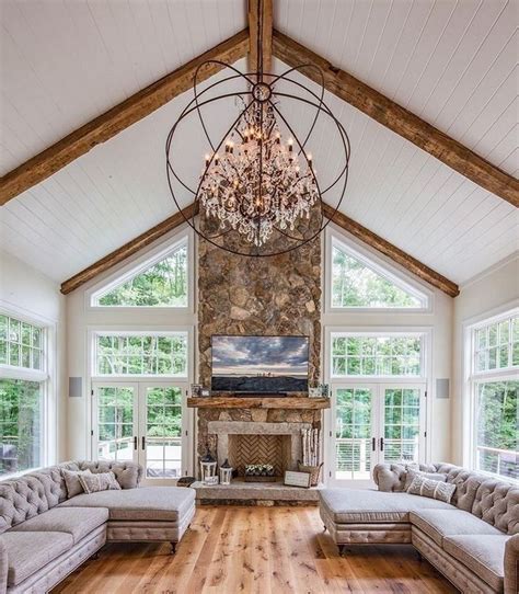 33 Stunning Farmhouse Interior Design Ideas To Realize Your Dreams - MAGZHOUSE