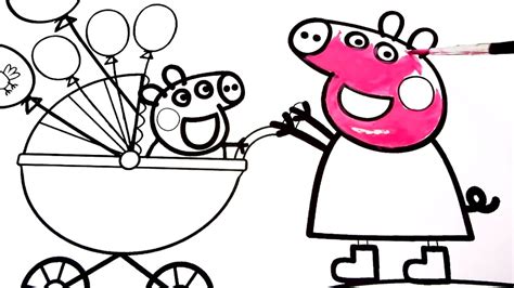 ️Peppa Pig Baby Alexander Coloring Pages Free Download| Gambr.co