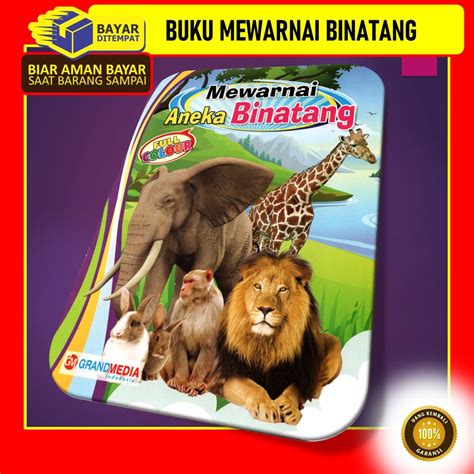 Jual BUKU MEWARNAI ANAK BINATANG | Shopee Indonesia