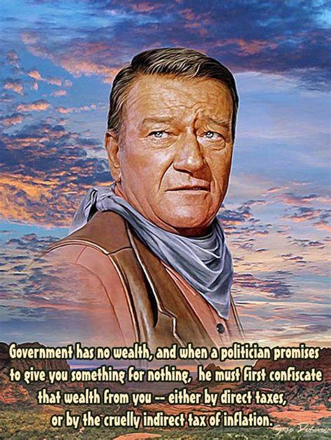 Government and Taxes John Wayne Quote Metal Sign | John wayne quotes ...