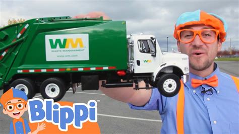 Blippi Garbage Truck Recycling | Fun and Educational Videos for Kids - YouTube