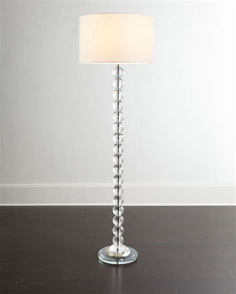 Stacked Crystal Floor Lamp