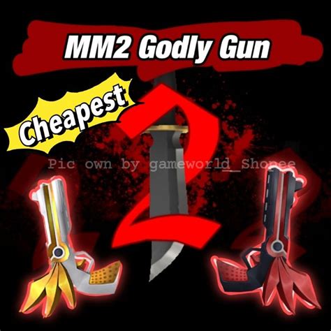 🔥 MM2 Godly Guns 🔥Murder Mystery 2 | Shopee Malaysia