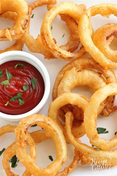 Beer Battered Onion Rings - Diary of A Recipe Collector