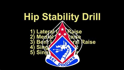 PRT Hip Stability Drill (HSD) Demonstration - XVIII Airborne Corps and Fort Bragg NCO Academy ...